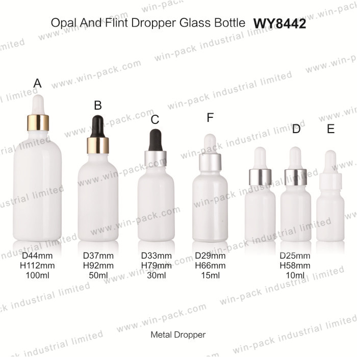10ml 15ml 30ml 50ml 100ml White Porcelain essential oil dropper bottle