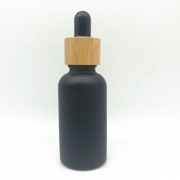 10ml 15ml 30ml 50ml 100ml amber blue green frosted dropper bottle 30 ml clear glass bottle with bamboo dropper caps