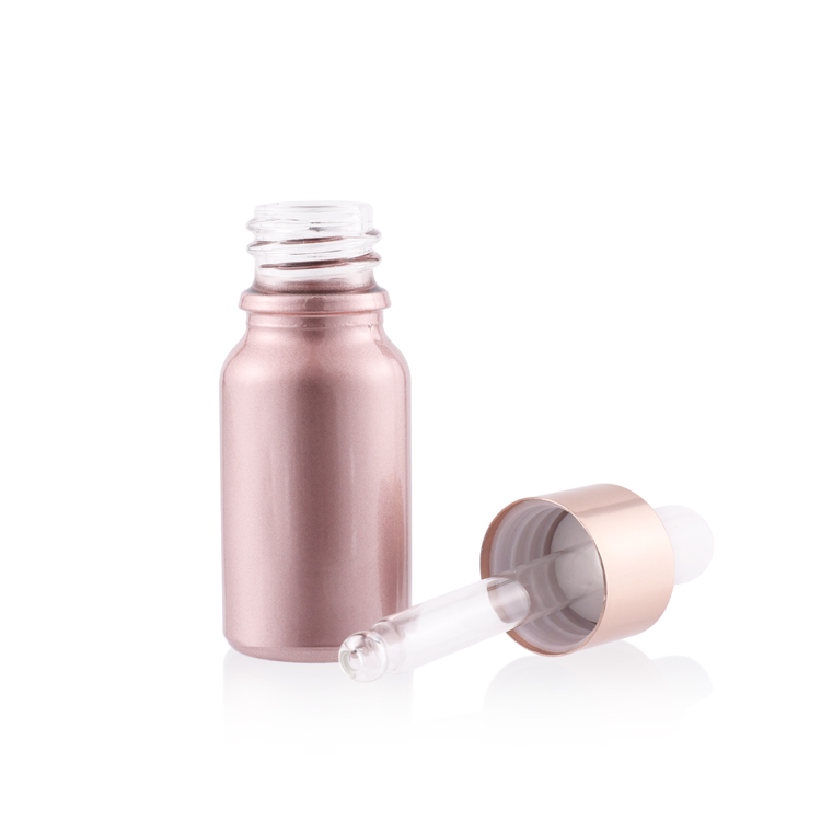 10ml 15ml 30ml 50ml 100ml empty serum glass dropper bottle rose gold essential oil bottles