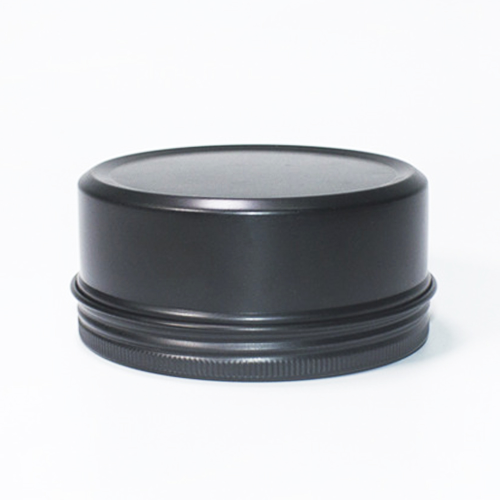10ml 15ml 30ml 50ml 60ml 80ml 100ml 150ml 250ml black cosmetic metal can aluminum jar with screw lid