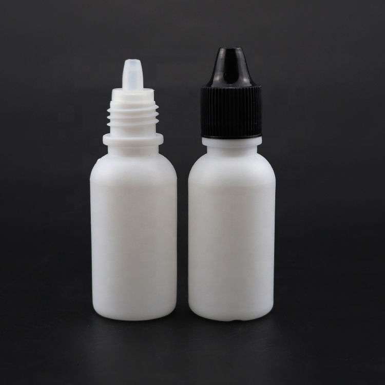 10ml 15ml 30ml 50ml LDPE eye dropper bottles long thin tip pe bottles with child proof cap