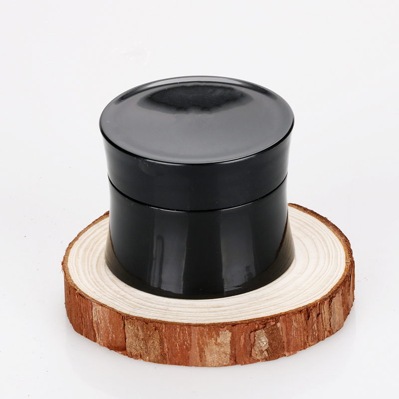 10ml 15ml 30ml 50ml color gel polish nail salon pp plastic black jar unique design bottle for cosmetics