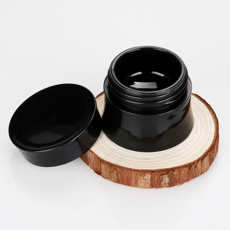 10ml 15ml 30ml 50ml color gel polish nail salon pp plastic black jar unique design bottle for cosmetics