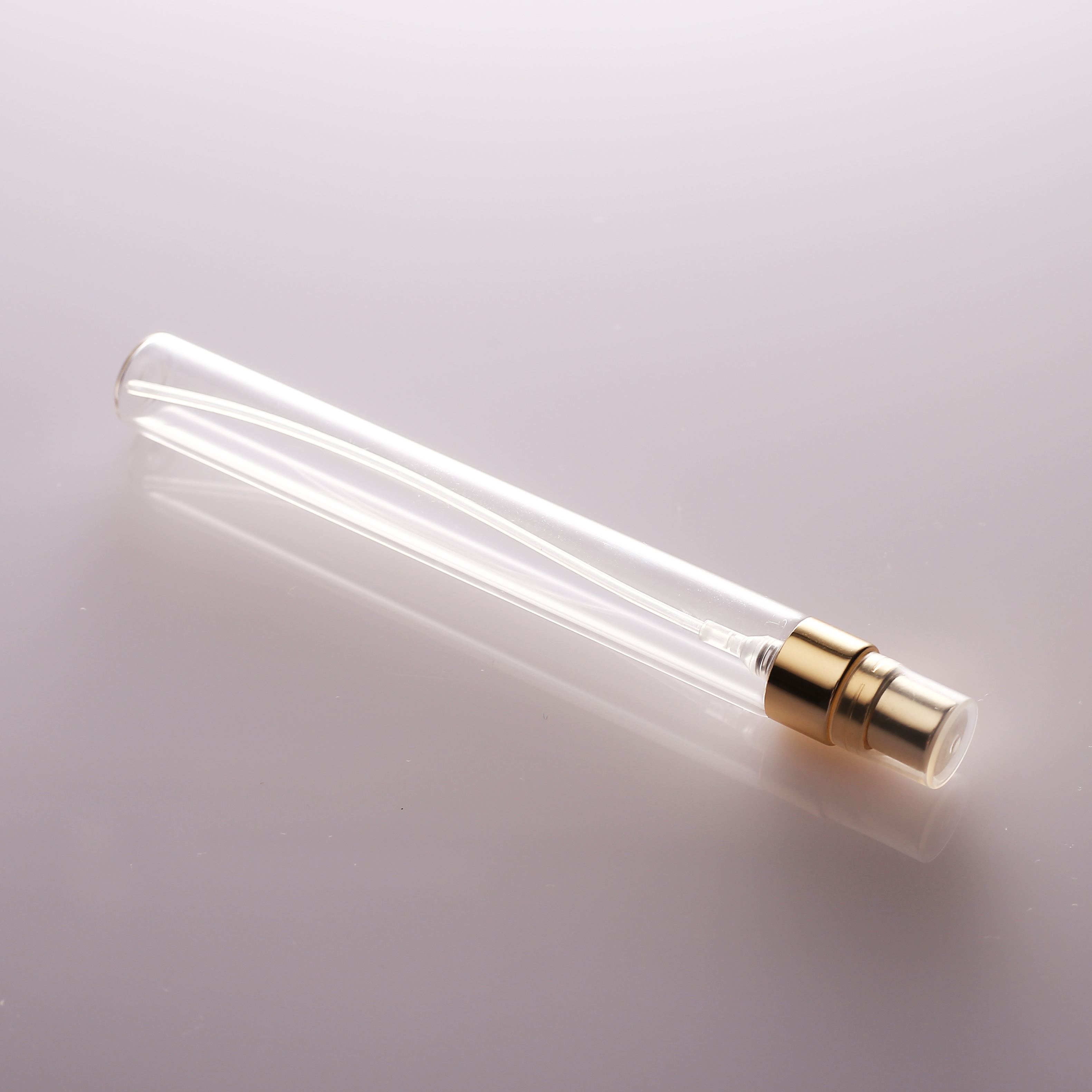 10ml 15ml 30ml Transparent Tubular Glass perfume bottle empty perfume atomizer refillable glass perfume vials manufacturer