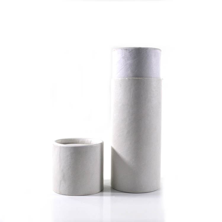 10ml 15ml 30ml custom made print cosmetic package white black brown round 50ml 100ml kraft paper tube packaging