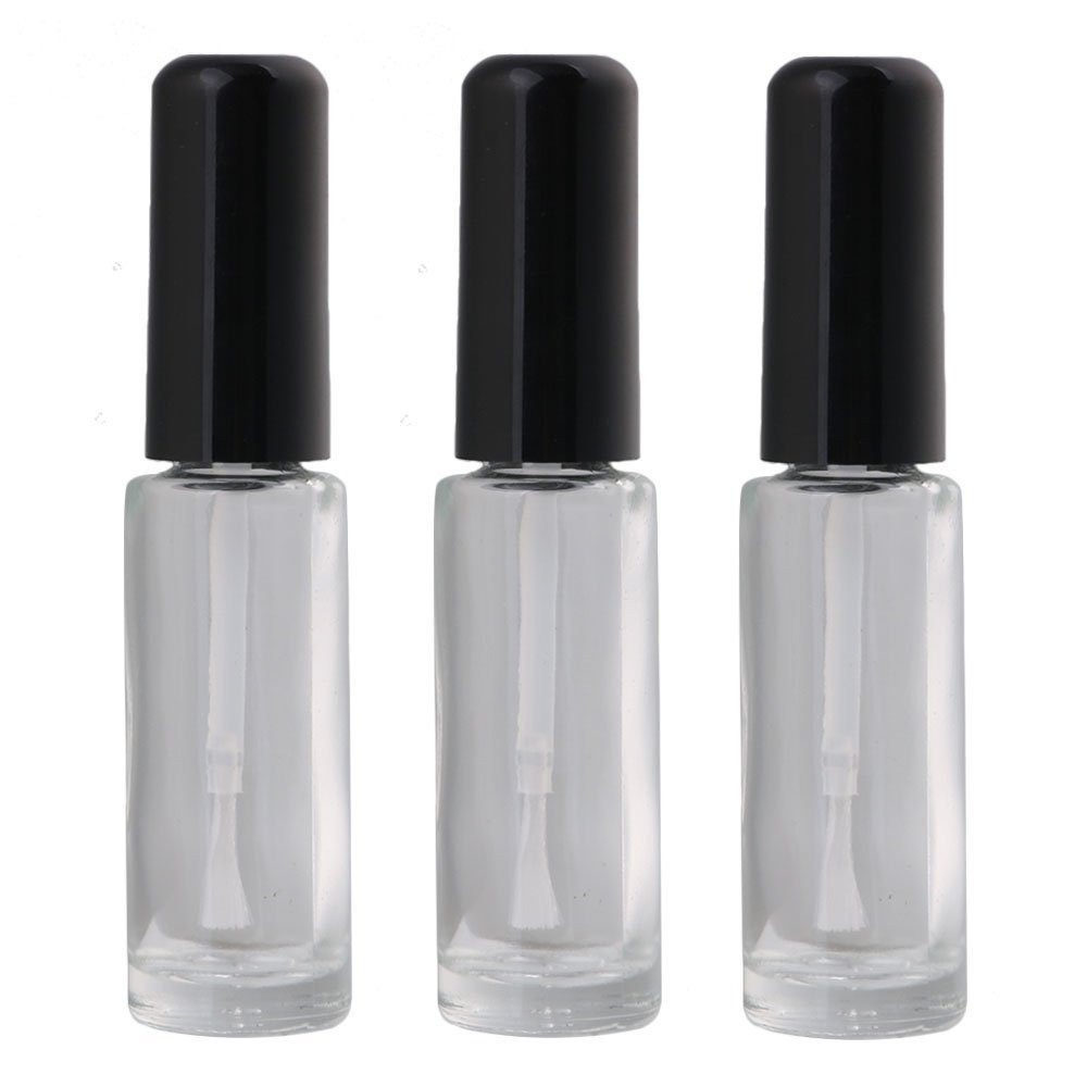 10ml 15ml Cosmetic Packaging Custom Print Nail Polish Bottle Glass Empty Square Nail Polish Bottle