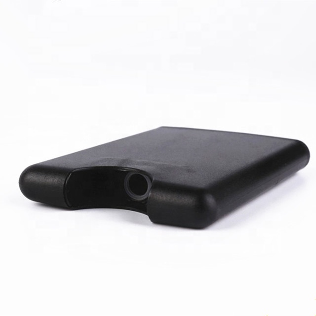 10ml 15ml Mini coloured refillable perfume bottle 20ml plastic credit card flat spray bottle