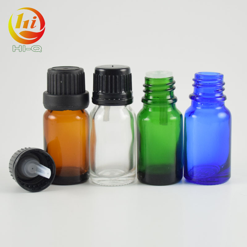 10ml 15ml glass essential oil bottle with dripper tip euro dropper amber bottle 5ml tamper proof seal