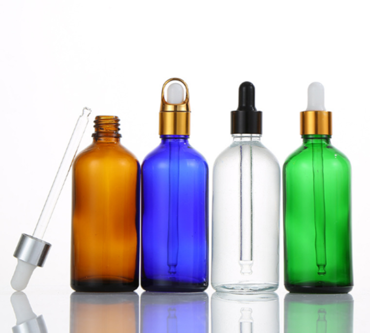 10ml 20 ml 15ml 30 ml 50 ml Clear Frosted Amber Black Green Boston Glass Dropper Bottle for Essential Oil;Perfume