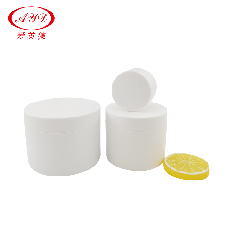 10ml 20ml 30ml 50ml 100ml 150ml 200ml 250ml Glossy White Jar Two Wall
