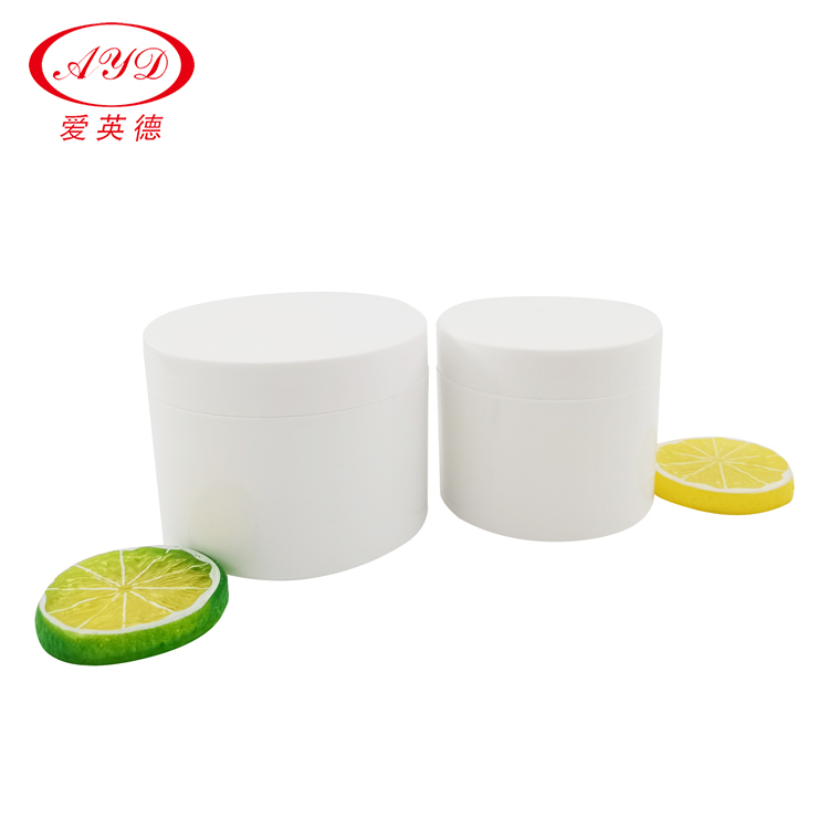 10ml 20ml 30ml 50ml 100ml 150ml 200ml 250ml Glossy White Jar Two Wall