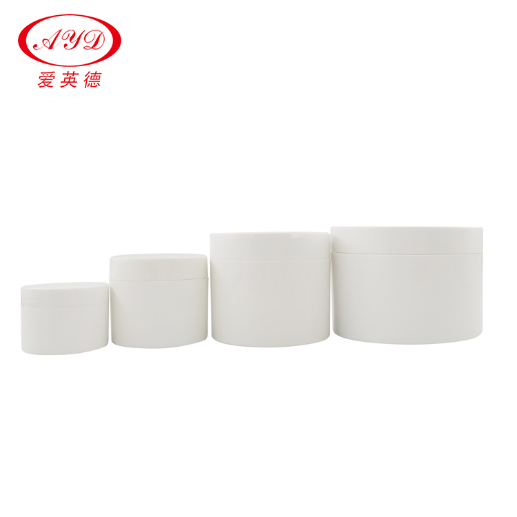 10ml 20ml 30ml 50ml 100ml 150ml 200ml 250ml Glossy White Jar Two Wall