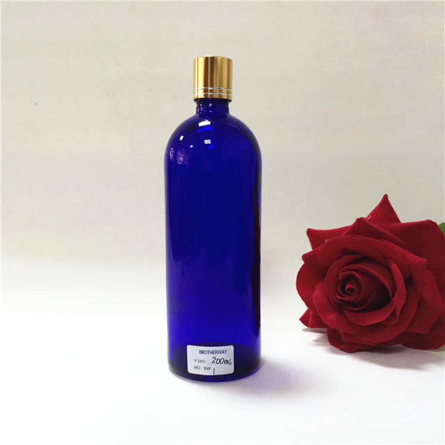 10ml 20ml 30ml 50ml 100ml 150ml 200ml Cobalt blue glass essential oil dropper bottles with child proof cap