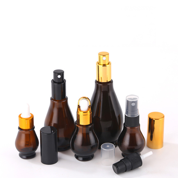 10ml 20ml 30ml 50ml 100ml Bamboo Dropper Glass Bottle Essential Oil Dropper Bottle Portable Cosmetic Bottle