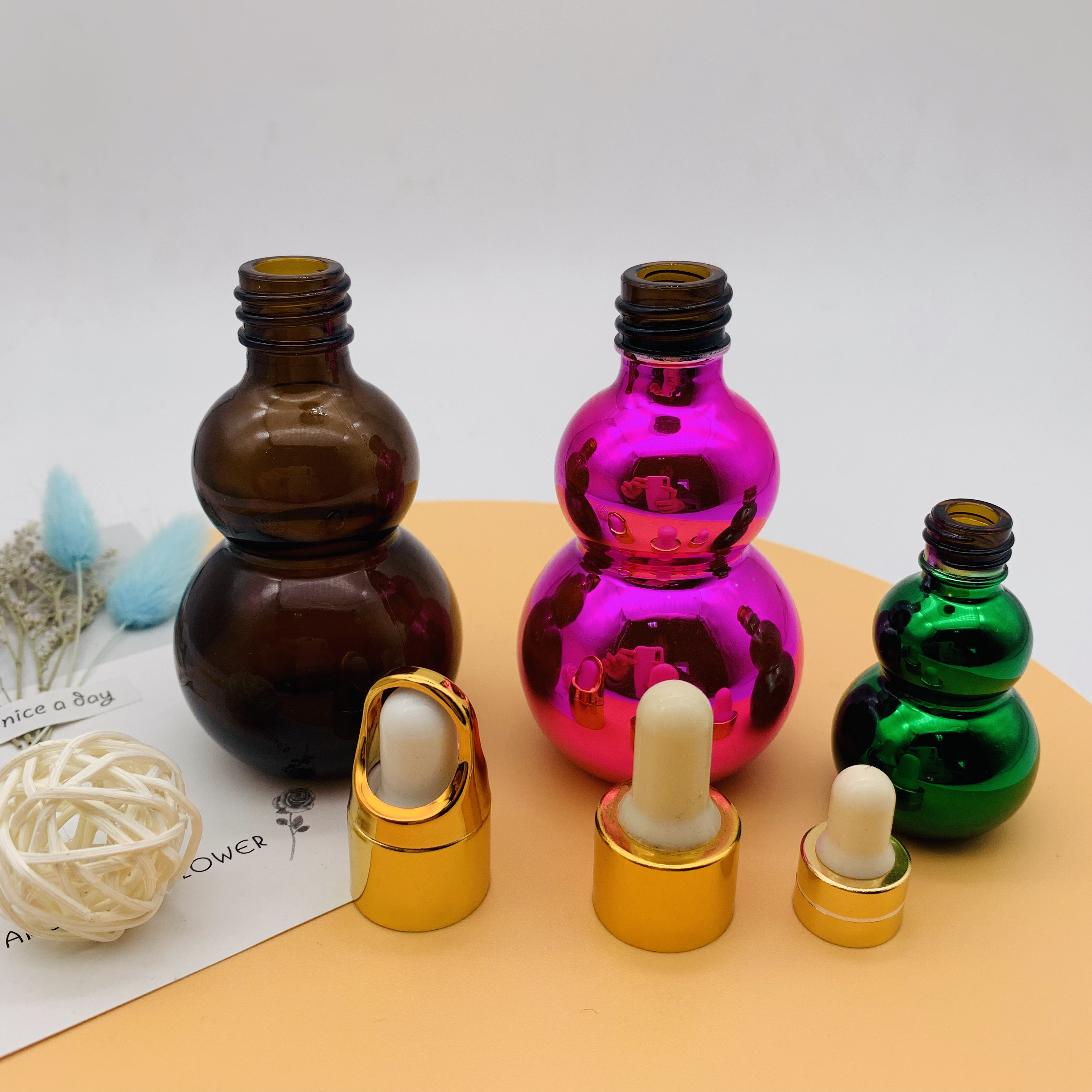 10ml 20ml 30ml 50ml 100ml Dropper Bottle Essential Oil Glass Bottle Customized Colored Bottle