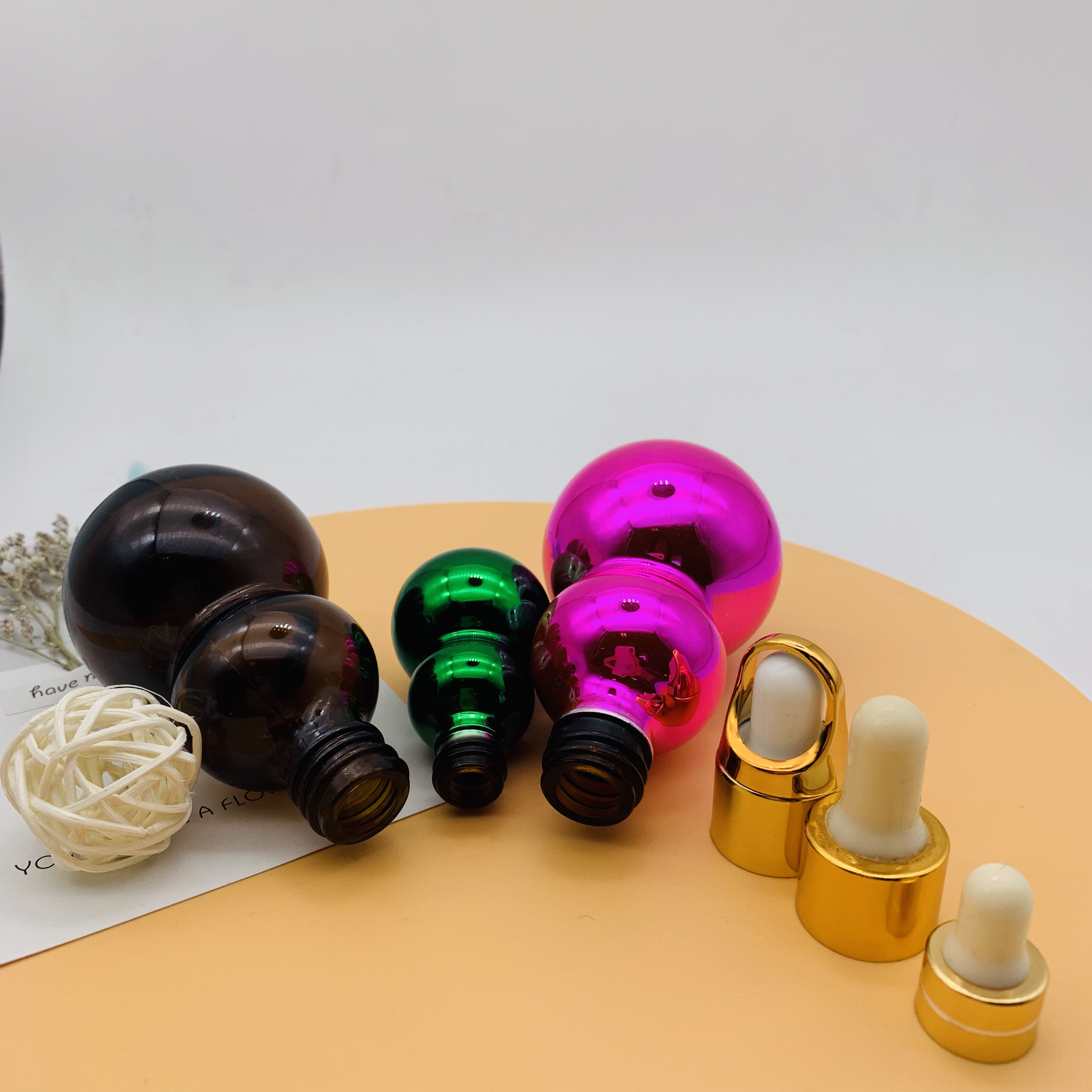 10ml 20ml 30ml 50ml 100ml Dropper Bottle Essential Oil Glass Bottle Customized Colored Bottle