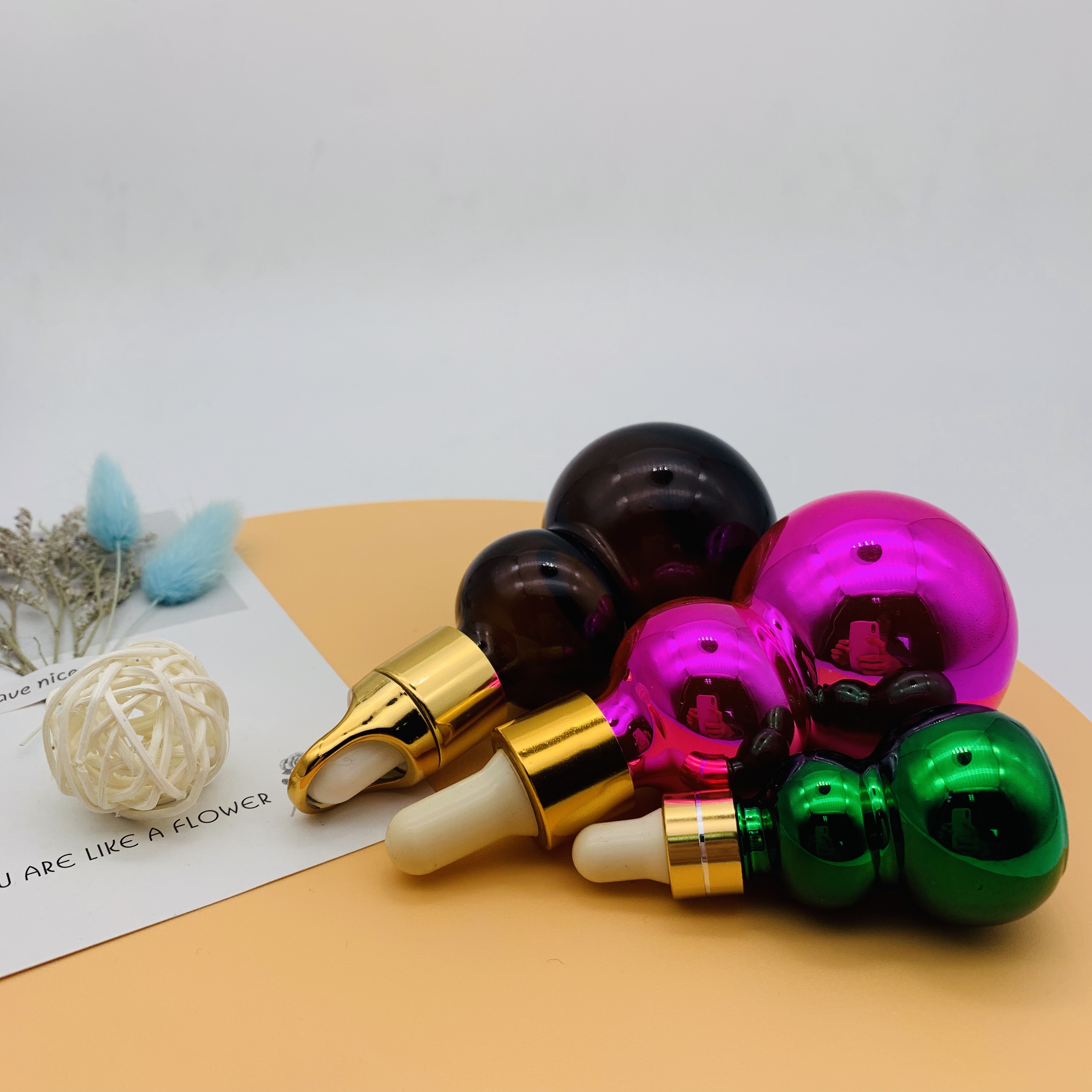 10ml 20ml 30ml 50ml 100ml Dropper Bottle Essential Oil Glass Bottle Customized Colored Bottle