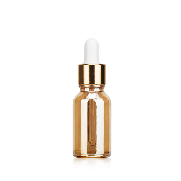 10ml 20ml 30ml 50ml 100ml facial serum dropper bottle cosmetic foundation bottle with gold dropper cap