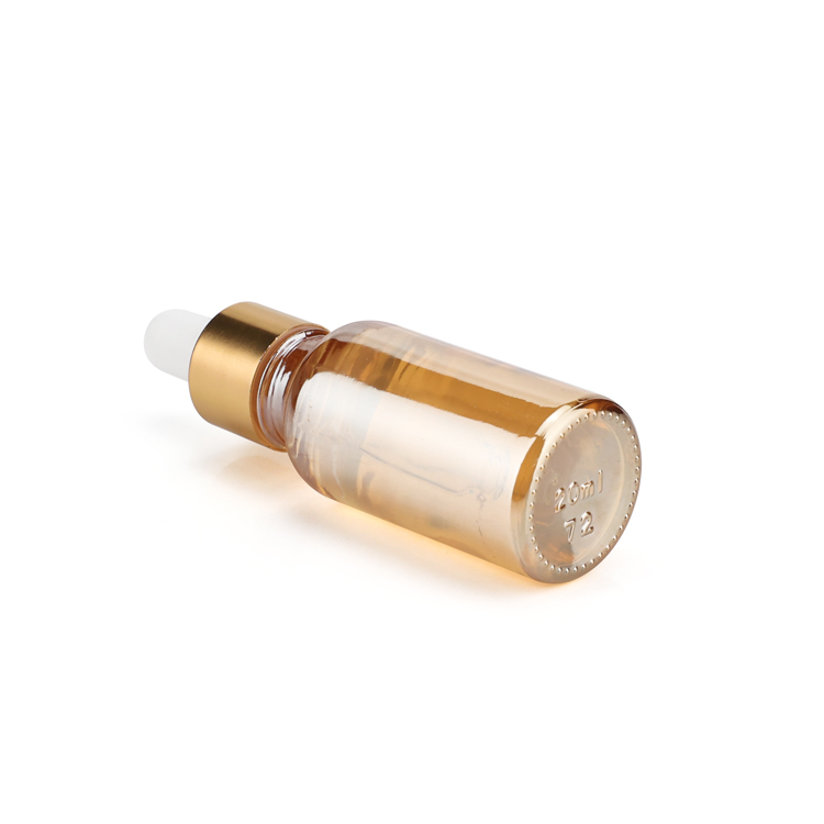 10ml 20ml 30ml 50ml 100ml facial serum dropper bottle cosmetic foundation bottle with gold dropper cap
