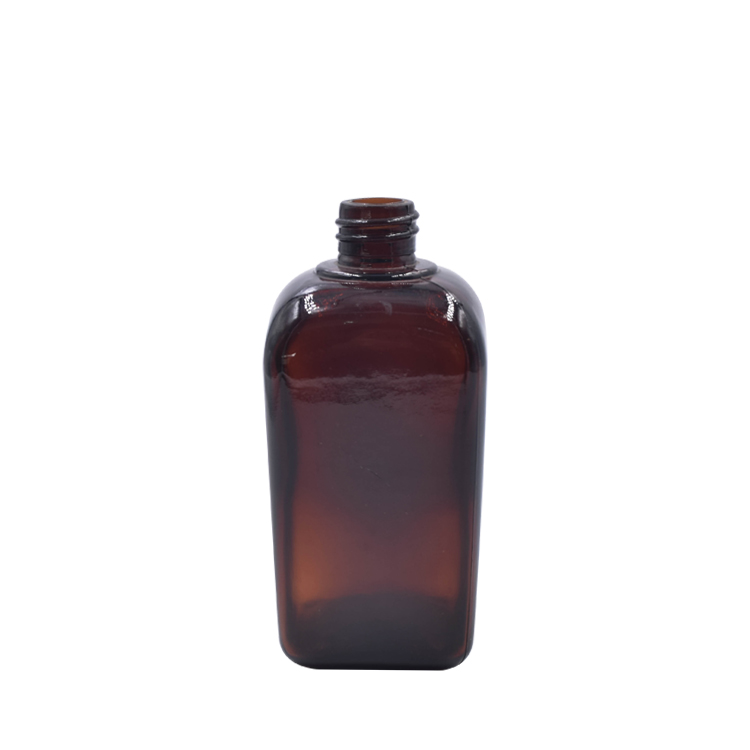 10ml 20ml 30ml 50ml 100ml natural amber color boston essential bottle french square glass dropper bottle with black dropper