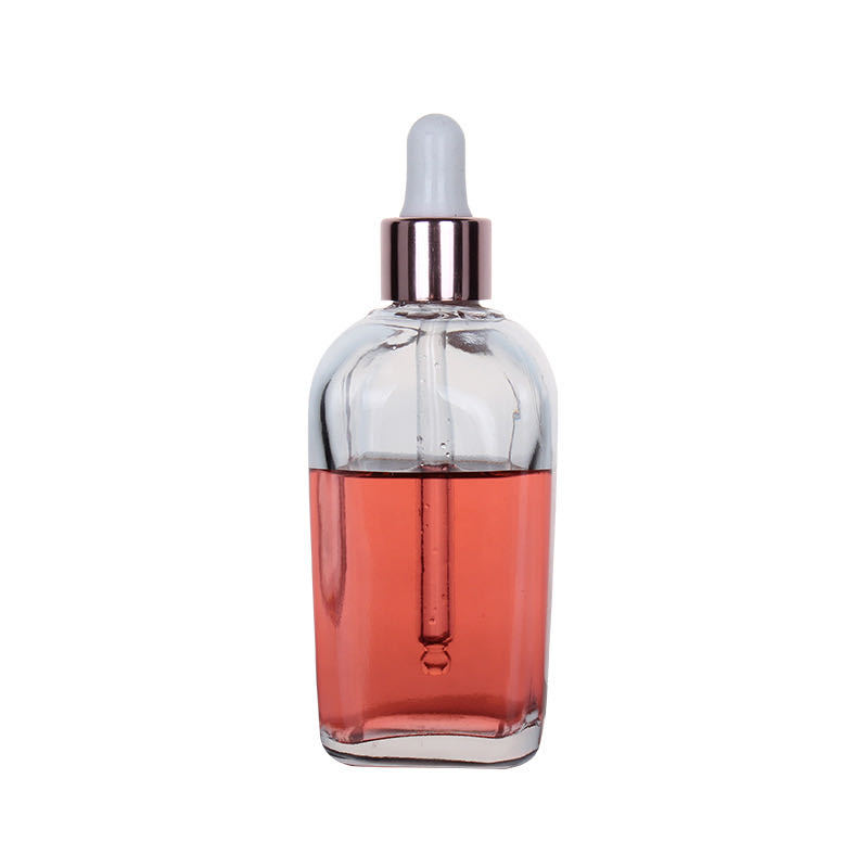 10ml 20ml 30ml 50ml 100ml serum clear silver cosmetic oil dropper glass dropper bottle with dropper