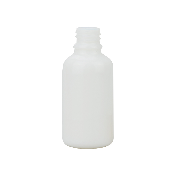 10ml 20ml 30ml 50ml 100ml white glass bottle essential oil liquid foundation bottle bamboo cap
