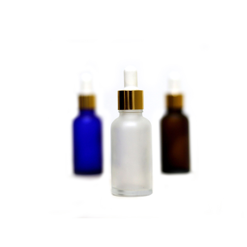 10ml 20ml 30ml 50ml Luxury Essential Oil Glass Ink Hair Eye Matte Cosmetic Serum Dropper Bottle For Packaging