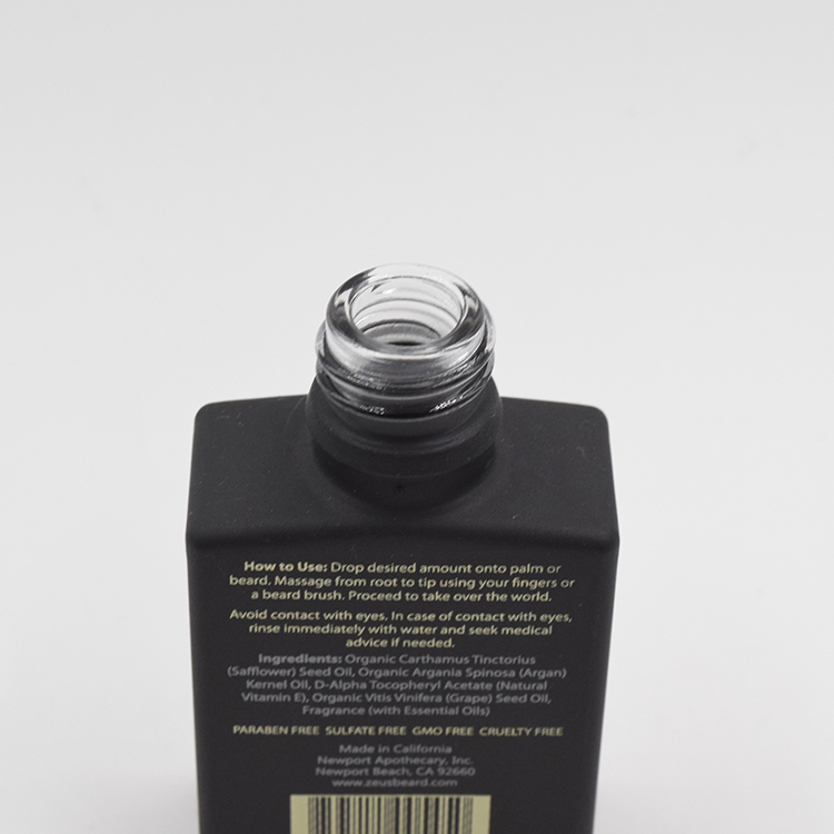 10ml 20ml 30ml 50ml Matte Black Glass Dropper Bottles Essential Oil Bottle Customize 30ml 50ml Frosted Cosmetic Bottle