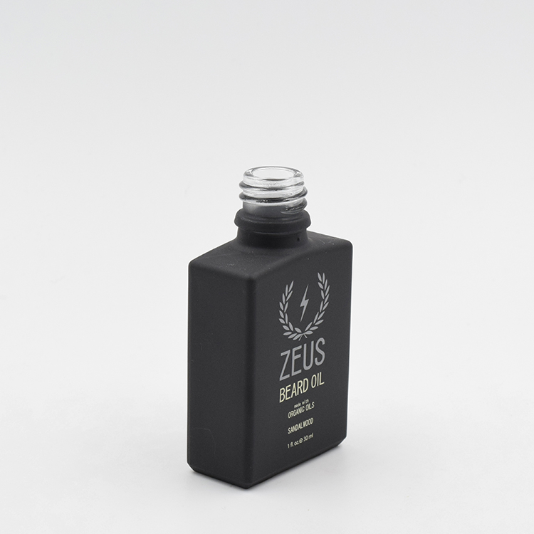 10ml 20ml 30ml 50ml Matte Black Glass Dropper Bottles Essential Oil Bottle Customize 30ml 50ml Frosted Cosmetic Bottle