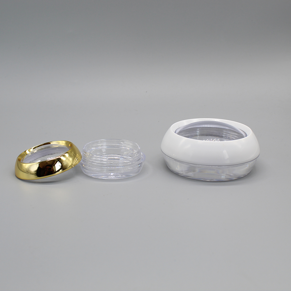 10ml 20ml 30ml 50ml Sample Plastic Clear Cosmetic Loose Powder Jar Container