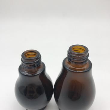 10ml 20ml 30ml 50ml amber gourd essential oil glass dropper bottle