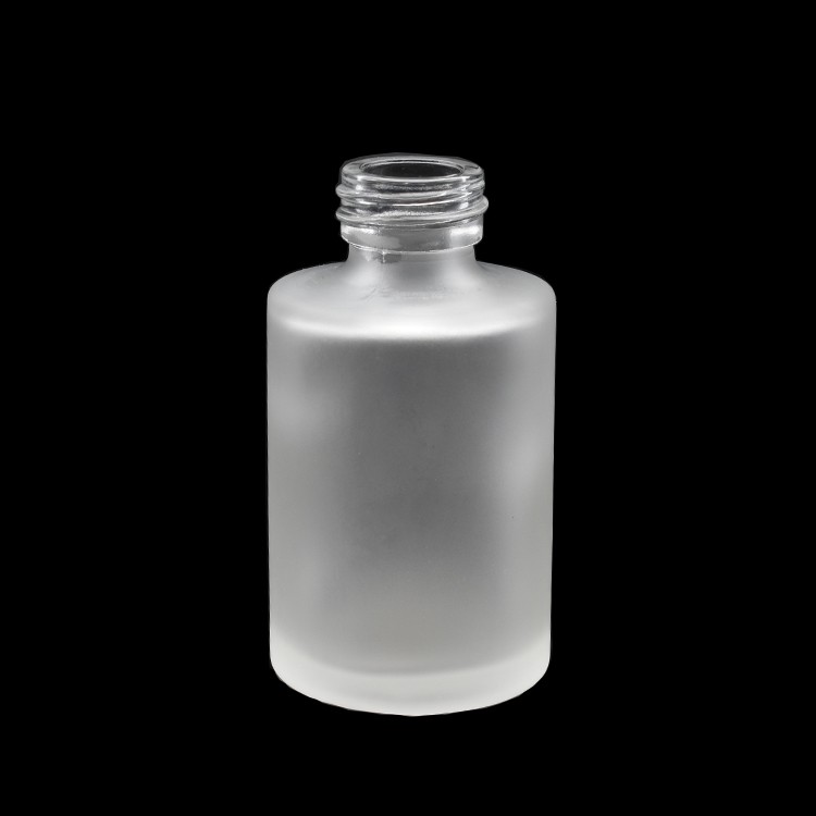 10ml 20ml 30ml 50ml glass dropper bottles clear frosted flat shoulder glass bottles with glass dropper for cosmetic essence