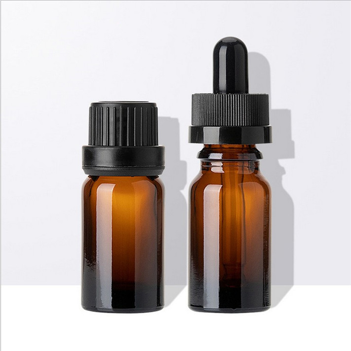 10ml 20ml 30ml 50ml matte frosted black glass dropper bottle essential oil bottles