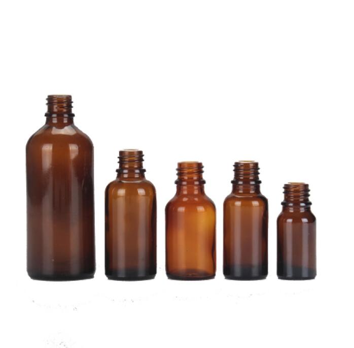 10ml 20ml 30ml Amber Glass Dropper Bottles Essential Oil Bottle Customize 30ml 50ml Cosmetic Bottle