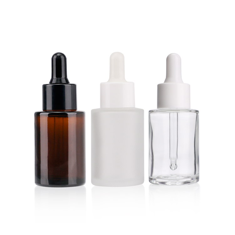 10ml 20ml 30ml Amber Glass Dropper Bottles Essential Oil Bottle Customize 30ml 50ml Frosted Cosmetic Bottle