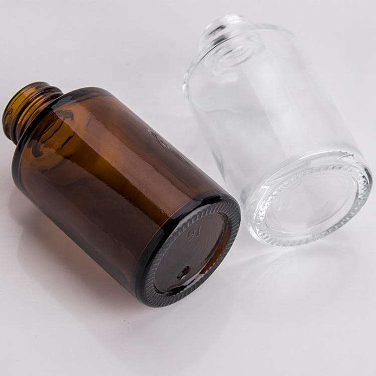 10ml 20ml 30ml Amber Glass Dropper Bottles Essential Oil Bottle Customize 30ml 50ml Frosted Cosmetic Bottle
