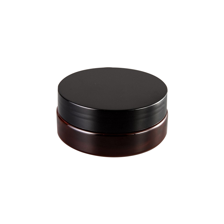 10ml 20ml 30ml Cosmetic Black Pet Plastic Cream Container Jar