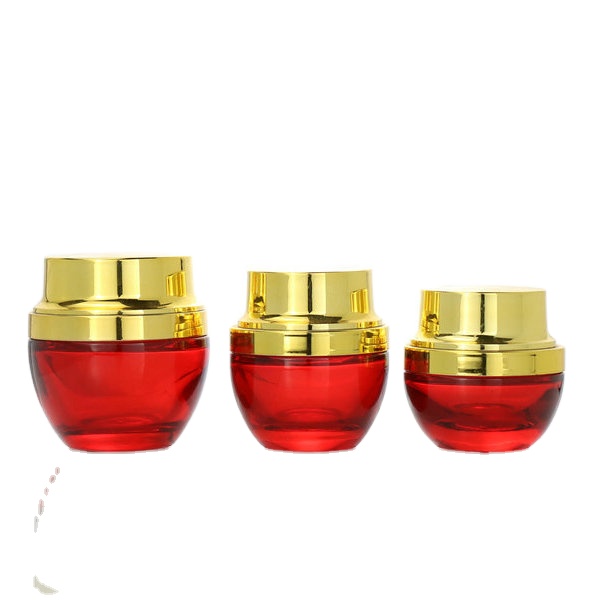 10ml 20ml 30ml airless frosted empty small glass rose gold cream container cosmetic jars