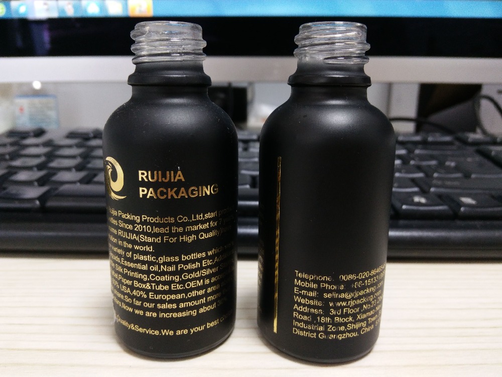 10ml 20ml 30ml black amber green clear frosted e liquid glass dropper bottle wholesale