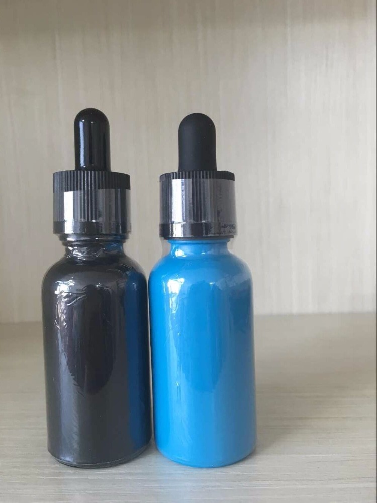 10ml 20ml 30ml black amber green clear frosted e liquid glass dropper bottle wholesale