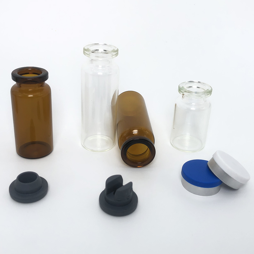 10ml 20ml 30ml low borosilicate and soda lime glass pharmaceutical glass vial