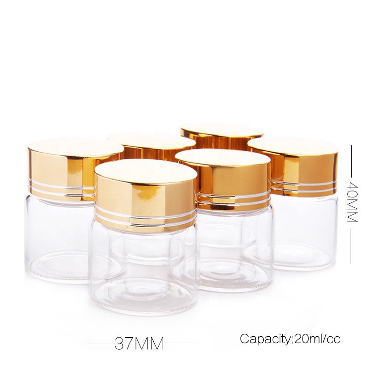 10ml 20ml 50ml 90ml 100ml pill saffron capsule glass bottle