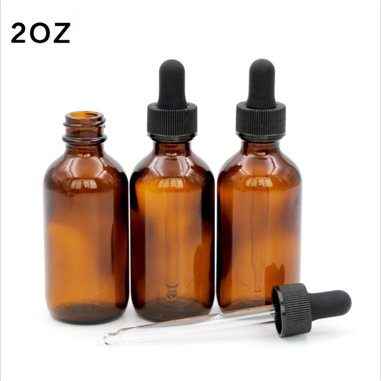 10ml 20ml round glass amber e liquid dropper bottle essential oil bottle