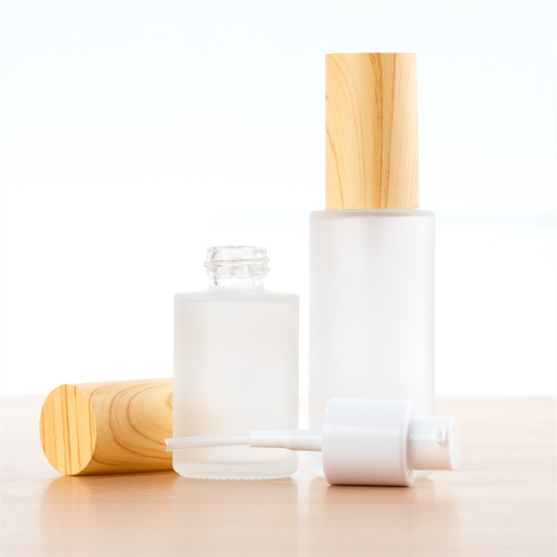 10ml 30ml 40ml 60ml 80ml 100ml 120ml 20g 30g50g wood grain cosmetics face serum bottles jars set