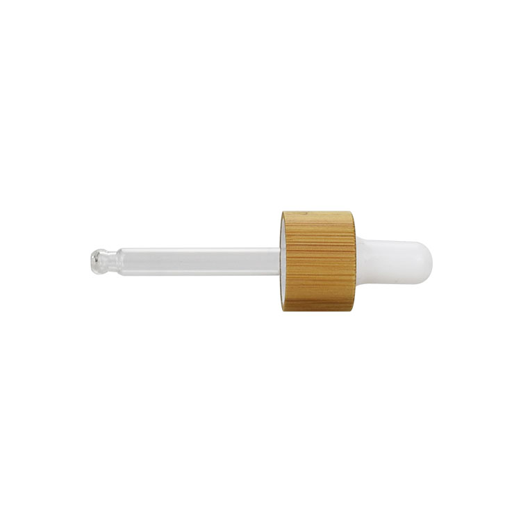 10ml 30ml 50ml 100ml white glass dropper bottle glass bamboo cosmetic bottles with bamboo dropper