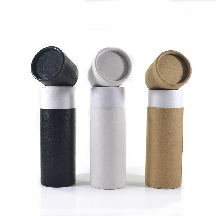 10ml 30ml 50ml Cosmetic Packaging Paper Tube White Brown Black Dropper Essential Oil Screen Printing Personal Care