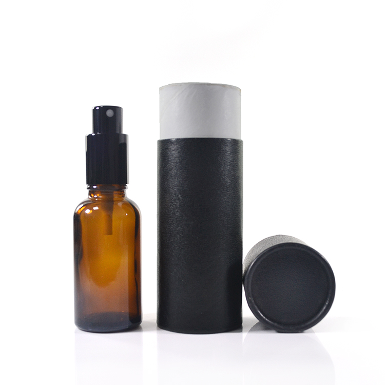 10ml 30ml 50ml Cosmetic Packaging Paper Tube White Brown Black Dropper Essential Oil Screen Printing Personal Care