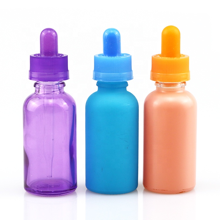 10ml 30ml 60ml 120ml glass bottle with childproof dropper beauty oil packing for fashion woman