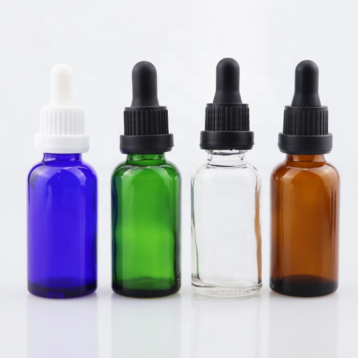 10ml 30ml 60ml portable hair oil bottle with temper evident cap essential oil bottle luxury dropper bottle