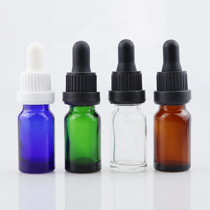10ml 30ml 60ml portable hair oil bottle with temper evident cap essential oil bottle luxury dropper bottle